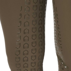 Equestro Damen Reithose Highwaist mit Vollgrip - Walnut