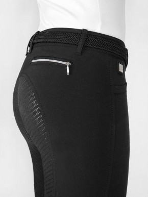 Equiline Vollgrip Reithose Damen Cedar schwarz 42 (IT 46)