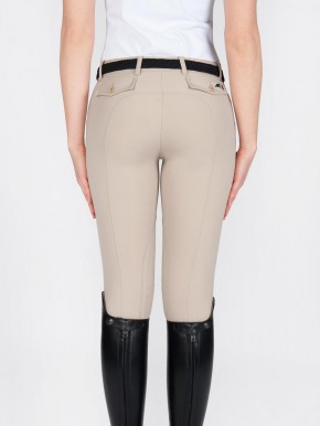 Equiline Stoffknie Damen Reithose Boston Beige 36 (IT 40)