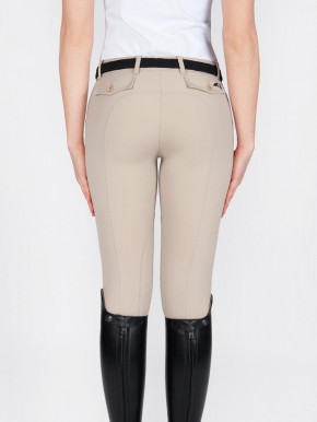 Equiline Stoffknie Damen Reithose Boston Beige 38 (IT 42)