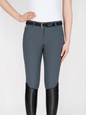 Equiline Vollgrip Reithose Damen Cedar Grau 38 (IT 42)