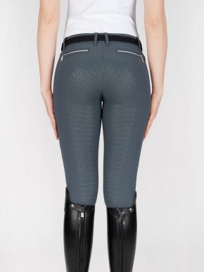 Equiline Vollgrip Reithose Damen Cedar Grau 38 (IT 42)