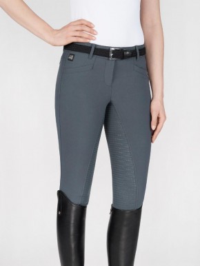 Equiline Vollgrip Reithose Damen Cedar Grau 38 (IT 42)