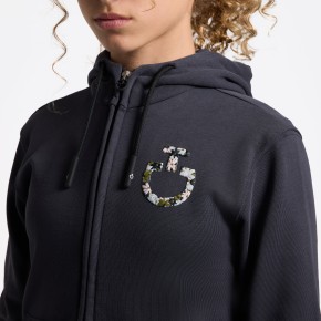 Cavalleria Toscana Mädchen Kapuzenjacke Charcoal 14