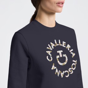 Cavalleria Toscana Damen Sweatshirt Charcoal