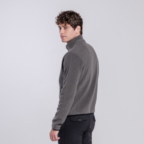 Cavalleria Toscana Herren Fleece Hoodie Charcoal Grey