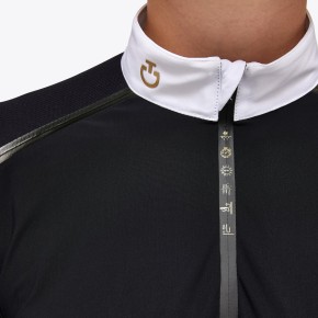 Cavalleria Toscana Damen Turniershirt langsarm schwarz