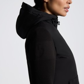 Cavalleria Toscana Softshell Jacket mit Tech Knit Damen Schwarz