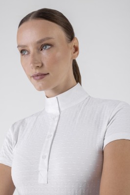 Equiline Damen Turnierpoloshirt Camberk weiß