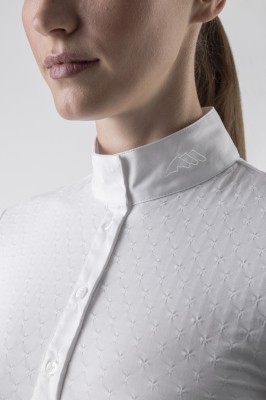 Equiline Damen Turnierpoloshirt Camberk weiß