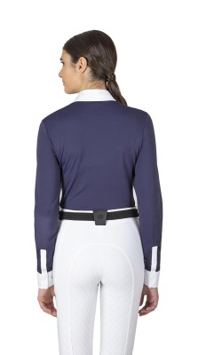 Equiline Damen Turniershirt Langarm CASEC Cobalt Blau gr. M