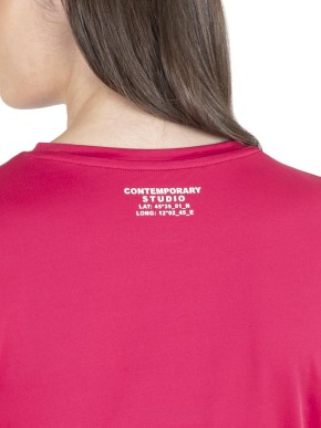 Equiline T-Shirt Cearac Damen cherry red