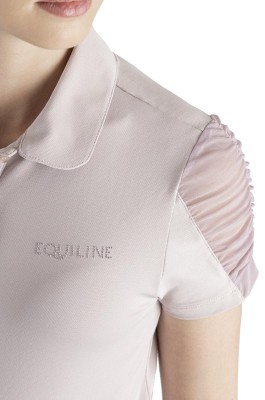 Equiline Damen-Poloshirt Giqueg violet ice S
