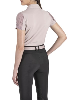 Equiline Damen-Poloshirt Giqueg violet ice S