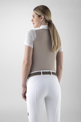 Equiline Damen Turnier-Shirt Calid Taupe