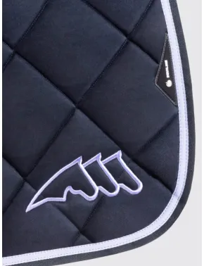 Equiline Dressur Schabracke EQ Chroma mit Fliegenmütze Blau/Flieder