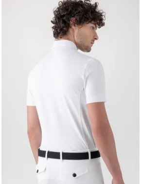 Equiline Herren Turniershirt Ethan Weiß