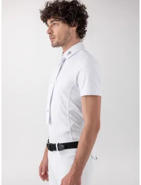 Equiline Herren Turniershirt Ethan Weiß