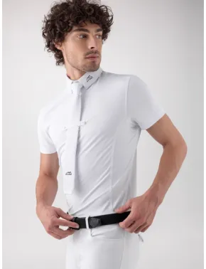 Equiline Herren Turniershirt Ethan Weiß