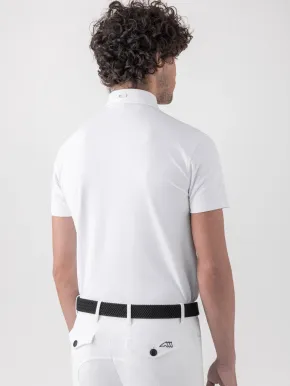 Equiline Herren Turniershirt Niam Weiß