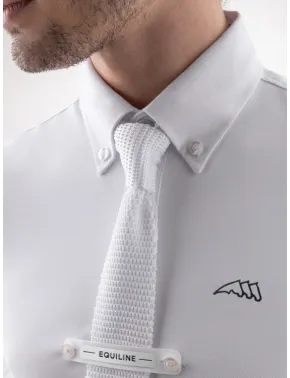 Equiline Herren Turniershirt Langarm Sebastian Weiß
