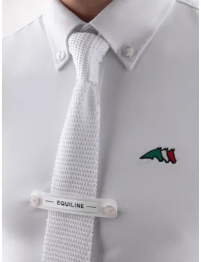 Equiline Herren Turniershirt Langarm David Weiß