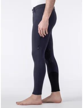 Equiline Herren Reithose Kniegrip Bartek Blau