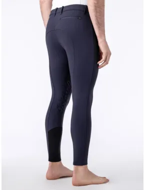 Equiline Herren Reithose Kniegrip Bartek Blau