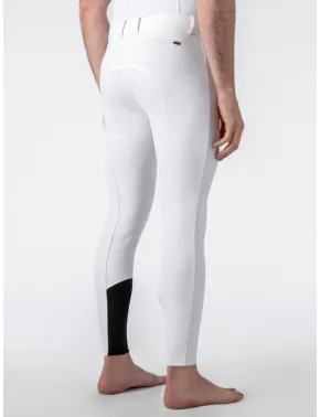 Equiline Herren Reithose Kniegrip Bartek Weiß
