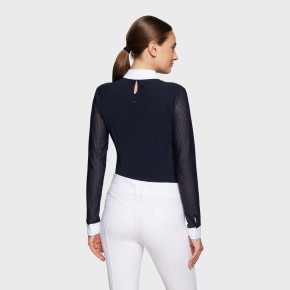 Samshield Damen Langarm Turniershirt Faustine Navy
