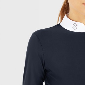 Samshield Damen Langarm Turniershirt Aloise Navy