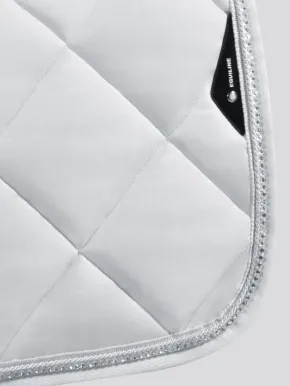 Equiline Dressurschabracke EQ Glow mit Glitzer Weiß