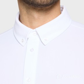 Samshield Herren Langarm Turniershirt Smith Weiß