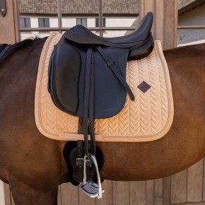 Kentucky Schabracke VELVET Mini Pearls Dressur Beige