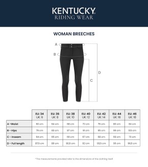 Kentucky Reithose Kniegrip Miami Navy