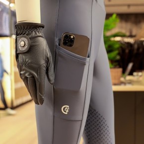 Kentucky Damen Reitleggings Classic Vollgrip Ocean Blue