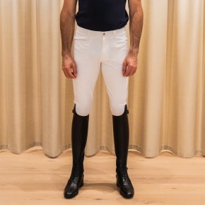 Kentucky Herren Reithose Kniegrip Mexiko Weiß