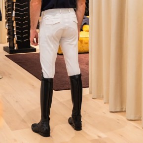 Kentucky Herren Reithose Kniegrip Mexiko Weiß