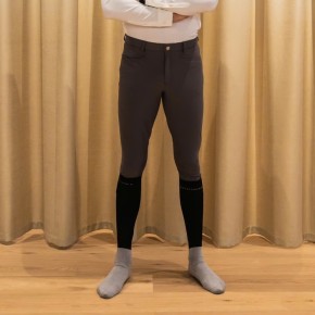 Kentucky Herren Reithose Kniegrip Mexiko Anthracite