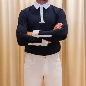 Kentucky Herren Turniershirt Langarm Classic Navy