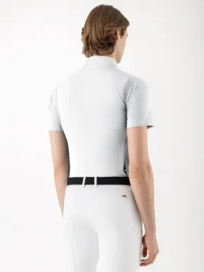 Equiline Herren Turniershirt Kurzgarm EQCilort Weiß