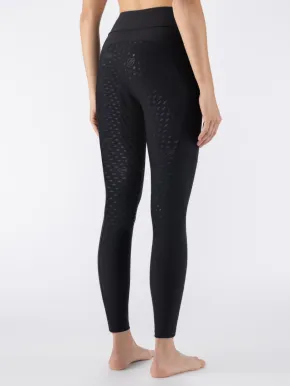 Equiline Damen Vollgrip Reitleggings EQGalafh Schwarz