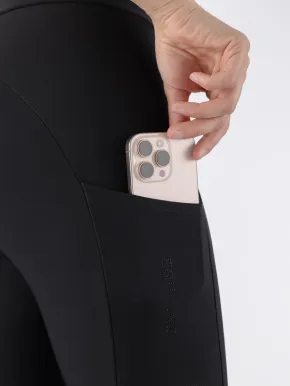 Equiline Damen Vollgrip Reitleggings EQGalafh Schwarz