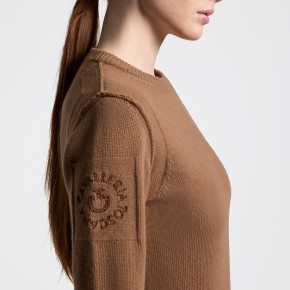 Cavalleria Toscana Pullover Wolle Damen Camel