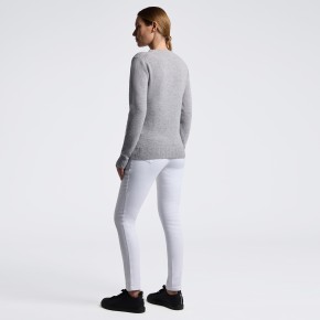 Cavalleria Toscana Damen Wollpullover Rundhals Winward Blue