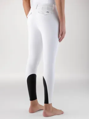 Equiline Herren Reithose Kniegrip Albertk Weiss 48