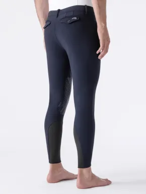 Equiline Herren Reithose Kniegrip Albertk Navy