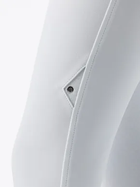 Equiline Damen Vollgrip Reithose Highwaist Crystalef weiß 38 (IT 42)