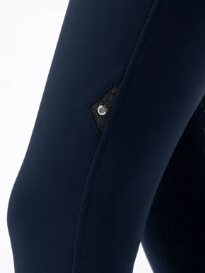 Equiline Damen Vollgrip Reithose Highwaist Crystalef navy