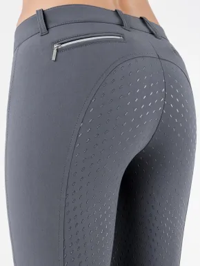 Equiline Vollgrip Reithose Damen Cedar Grau 38 (IT 42)